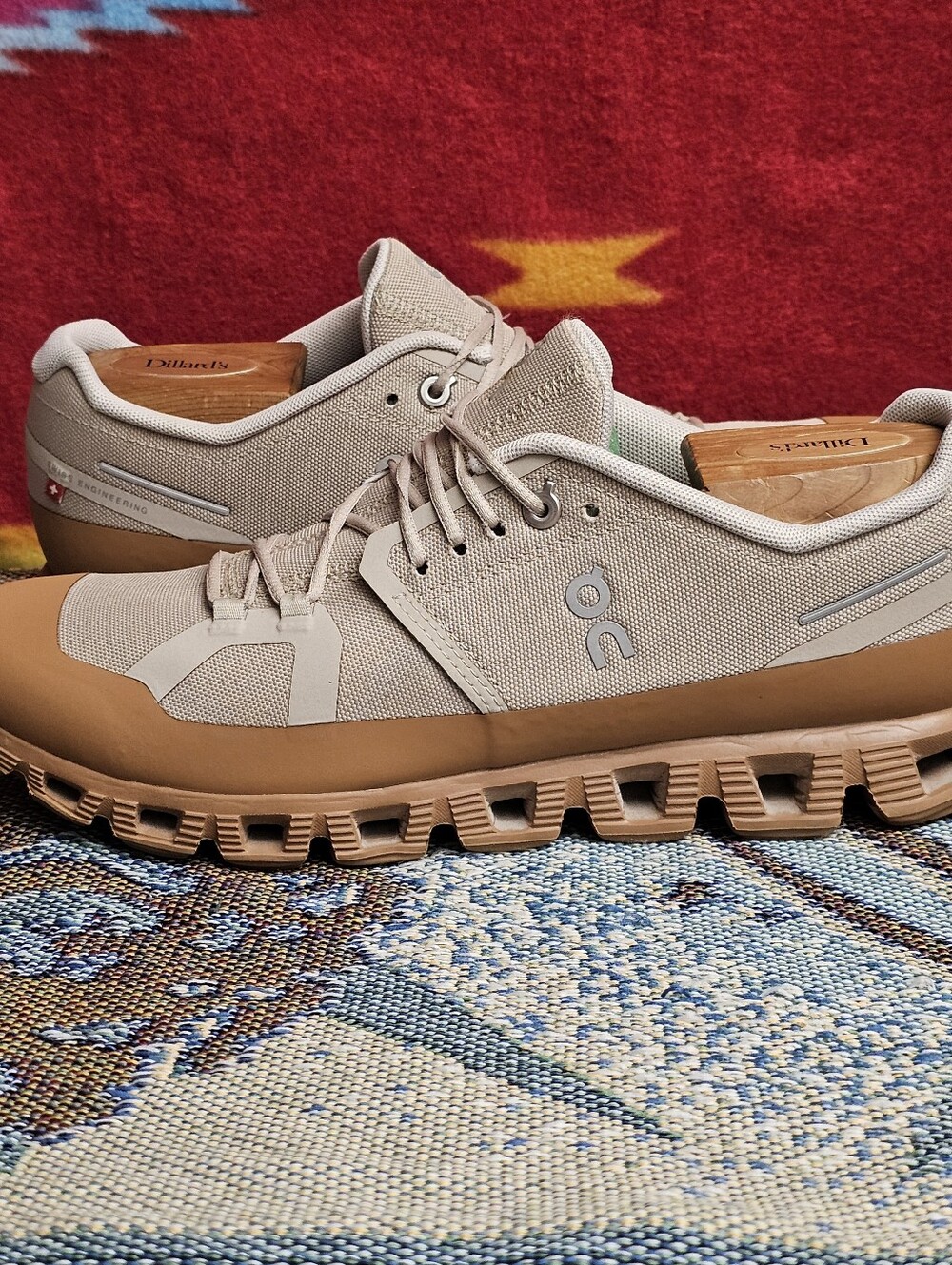 On Cloud 5 Ready Women’s Size 10 Top Lace-Up Sneakers Sand/Almond 89.98831 - Picture 5 of 15